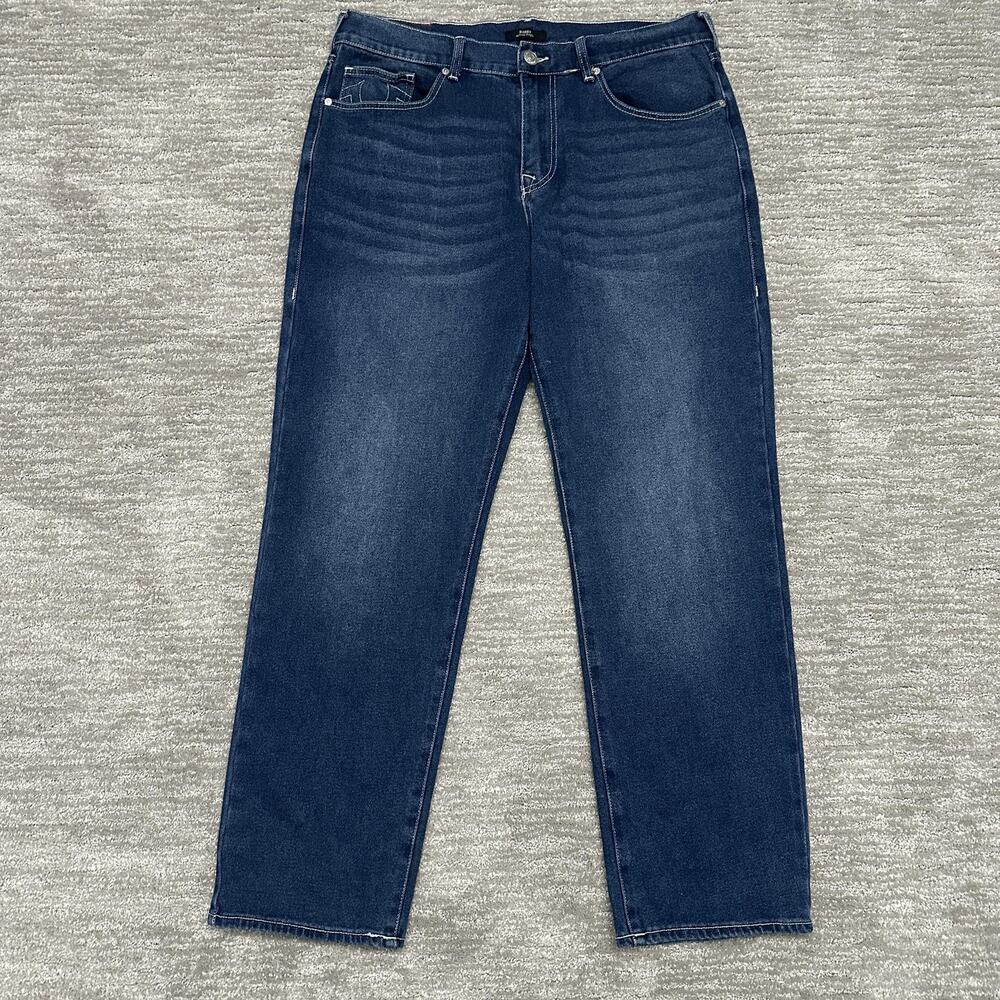 True Religion Jeans Mens 33x32 Blue Bobby SN Baggy Relaxed Straight Denim